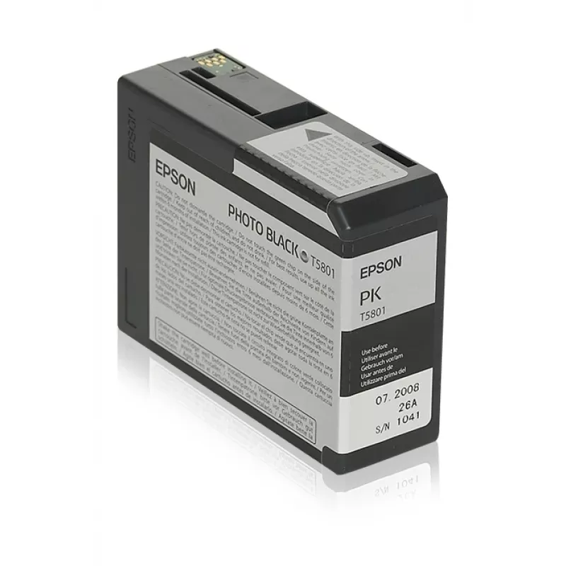 Epson Singlepack Photo Black T580100, fotodažai juodi, dažais pagrįsti, 80 ml, 1 vnt.