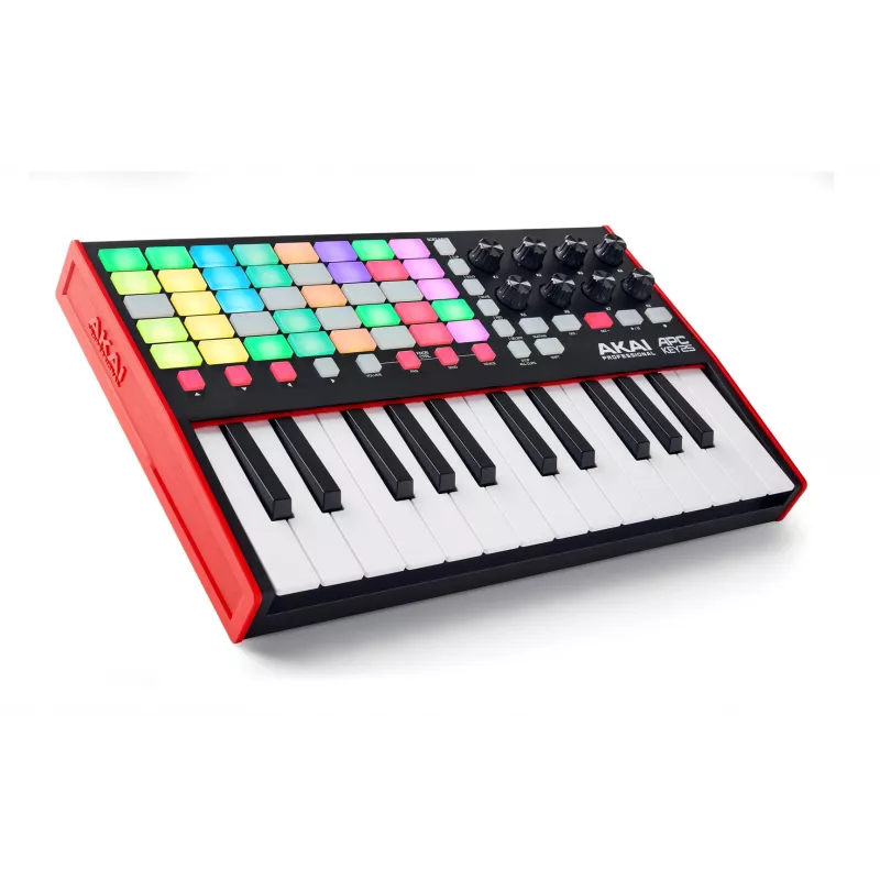 MIDI valdiklis AKAI APC Key 25 MK2 – 25 jautrių klavišų, 40 RGB pagalvėlių, 8 reguliatorių