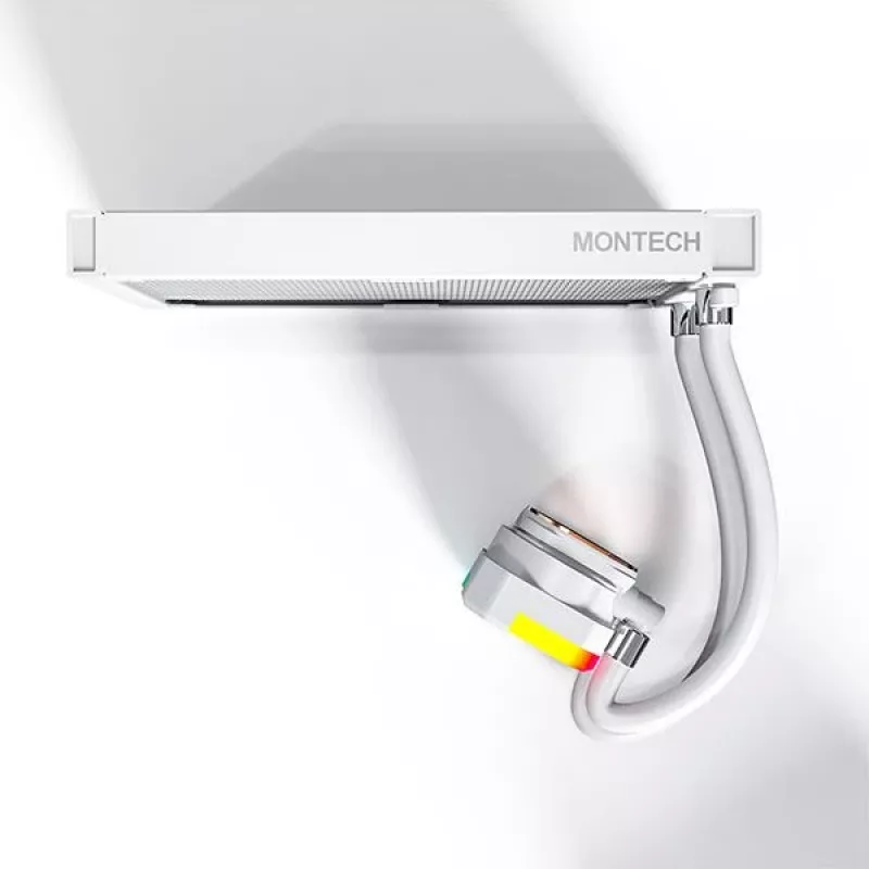 Montech Hyper Flow ARGB 240 mm Baltas – skystas aušinimas CPU