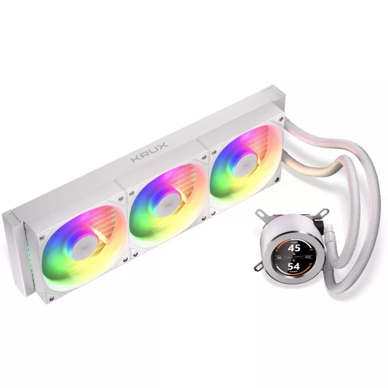LCD monitorius KRUX HydroGlance 360 ARGB 24 colių 165Hz