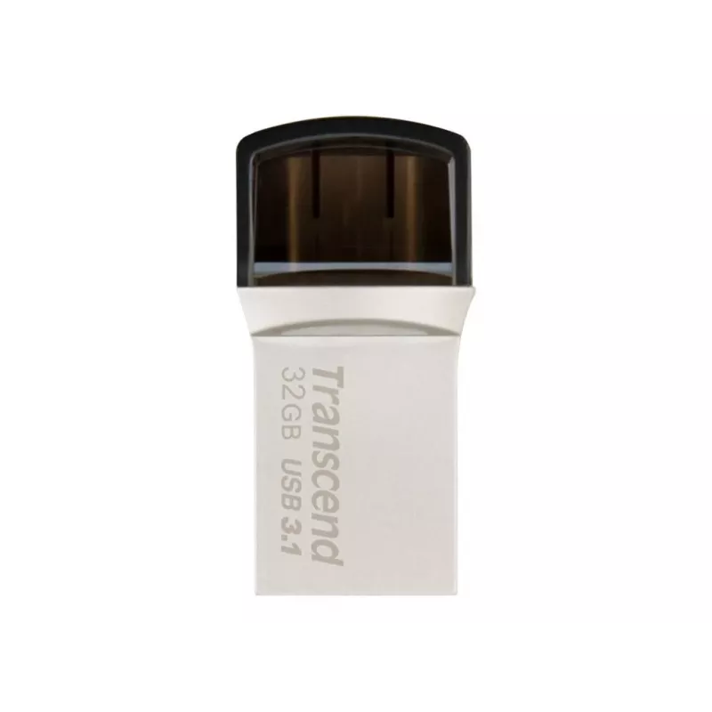 Transcend JetFlash 890 32GB USB atmintukas su dviem jungtimis