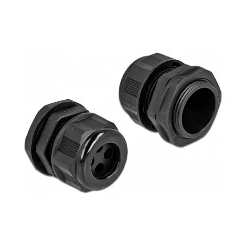 Kabelio įvadas DeLOCK 60381 Juodas Plastikinis 2 vnt.