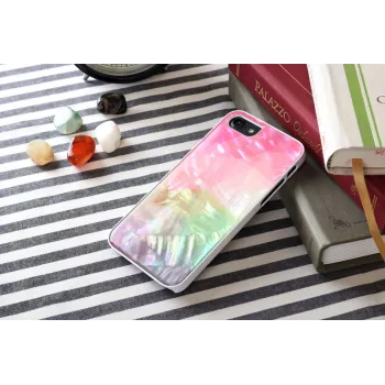 iKins apsauginis dėklas Apple iPhone 8/7 – gėlių raštas, baltas