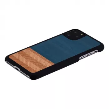 Apsauginis dėklas iPhone 11 Pro Max man and wood – džinsinis juodas