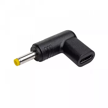 Adapteris lizdo keitiklis Akyga AK-ND-C04 USB-C į 4,0 x 1,7 mm juodas