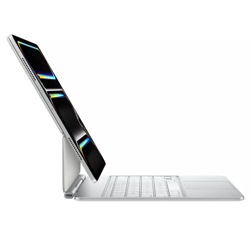 Apple Magic Keyboard iPad Pro 13 colių M4 Baltas Vokiškas QWERTZ su Trackpad