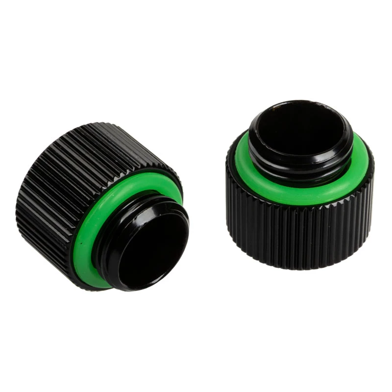 Jungtis BitsPower Touchaqua — žalvarinė, juodos spalvos apdaila, 10 mm plotis
