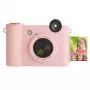 Momentinė spausdinimo kamera Kodak SMILE+ rožinė – 2x3 col. ZINK nuotraukos, įkraunama baterija