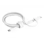USB laidas Belkin BoostCharge Pro 1,5 m USB-C / USB-C ir Lightning, baltas