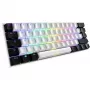 Sharkoon SGK50 S4 klaviatūra žaidimams USB QWERTZ vokiška balta RGB LED