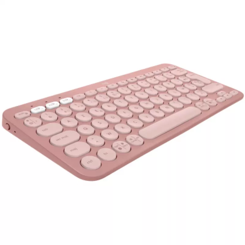 Logitech Pebble Keys 2 K380S Tonal Rose Fra BT belaidė klaviatūra (920-011805)