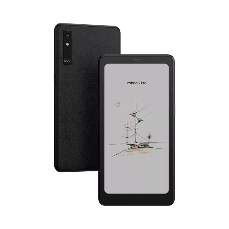 E-Skaitytuvas Onyx BOOX Palma 2 Pro — 6,13 colio 824×1648, 8GB RAM, 128GB, Android 15, pirštų atspaudų skaitytuvas, Wi‑Fi, Bluetooth 5.1, SIM lizdas, 3950 mAh, juodas
