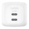 Sieninis įkroviklis Belkin WCH019KQWH 50W Dual USB-C PD PPS