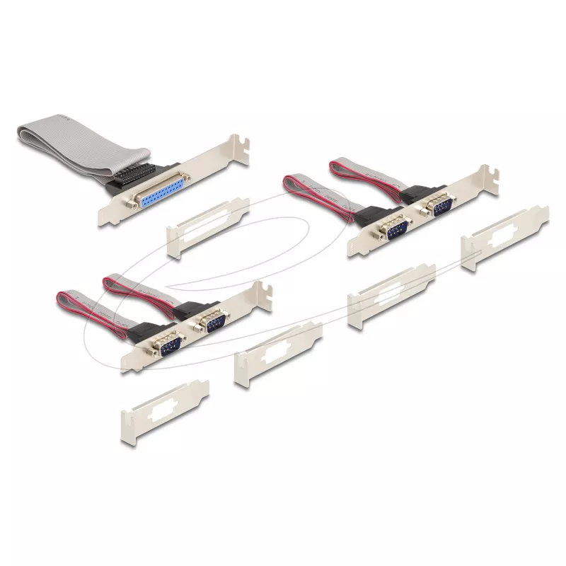 Vidinė Mini PCIe sąsajos plokštė DELOCK 95279 – RS-232 prievadas, 460,8 Kbit/s, FIFO 256 B
