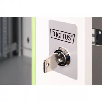 Sieninis spintos stovas Digitus DN-19 12-U Unique Series 600x450 mm