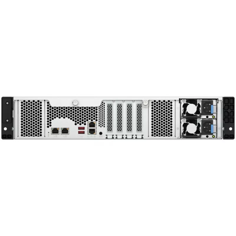 QNAP TS-H1277AXU-RP NAS stelažinis (2U) AMD Ryzen™ 5 16 GB DDR5 0 TB QuTS hero Juodas