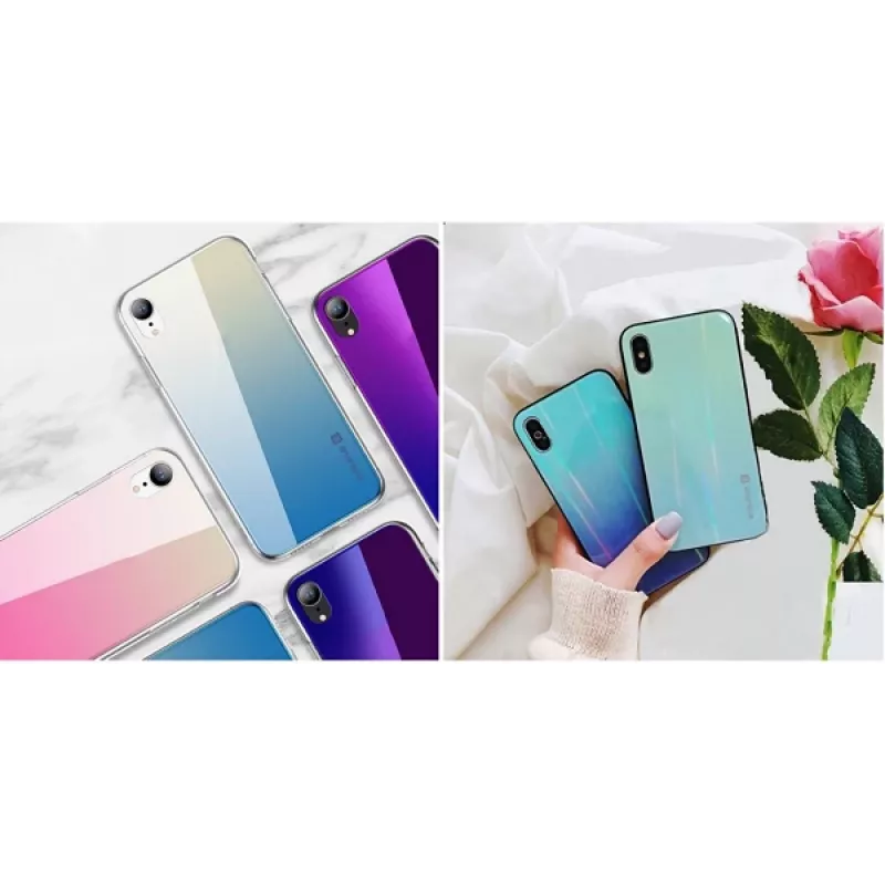 Apsauginis dėklas Evelatus Samsung A20 – Gradient Glass 3, Under Water dizainas