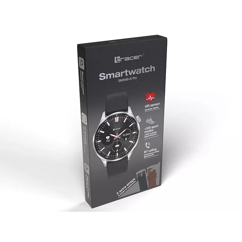 Išmanusis laikrodis Tracer SMW9 X-TRO 1.52 juodas