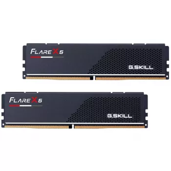 G.SKILL Flare X5 DDR5 64GB (2x32GB) 6000MHz CL30 atminties rinkinys su šilumos sklaidytuvu ir AMD EXPO palaikymu
