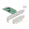 DeLOCK PCI Express 4.0 x8 kortelė į 2 vidinius SFF-8654 4i NVMe lizdus (Low Profile)