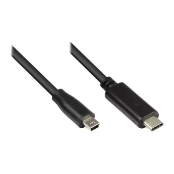 Good Connections USB2.0 laidas C-Mini B5pol. juodas 1,8m