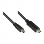 Good Connections USB2.0 laidas C-Mini B5pol. juodas 1,8m