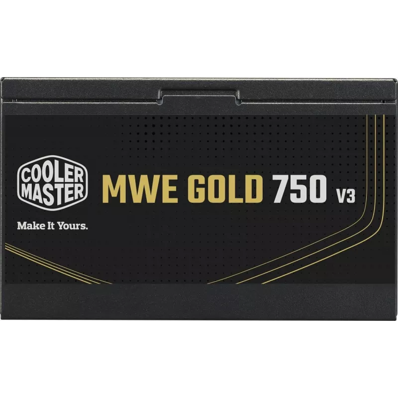 Maitinimo blokas Cooler Master MWE GOLD 750v3 ATX 3.1 750W 80 PLUS Gold, ne modulinis, 6x SATA, 4x 6+2 PCIe, 2x 4+4 EPS