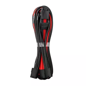 CableMod PRO ModMesh 12VHPWR į 3x PCI-e laidas - 45 cm, juodas/raudonas