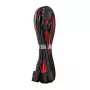CableMod PRO ModMesh 12VHPWR į 3x PCI-e laidas - 45 cm, juodas/raudonas