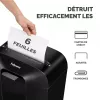 Smulkintuvas Powershred LX25, juodas, 11,5 L, kryžminis pjovimas, 6 lapų talpa