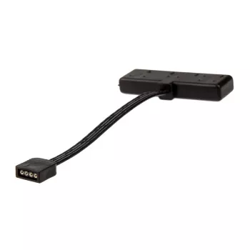 Akasa AK-CBLD02-10BK RGB LED šakotuvo kabelis, 4 kontaktų, 10 cm, juodas