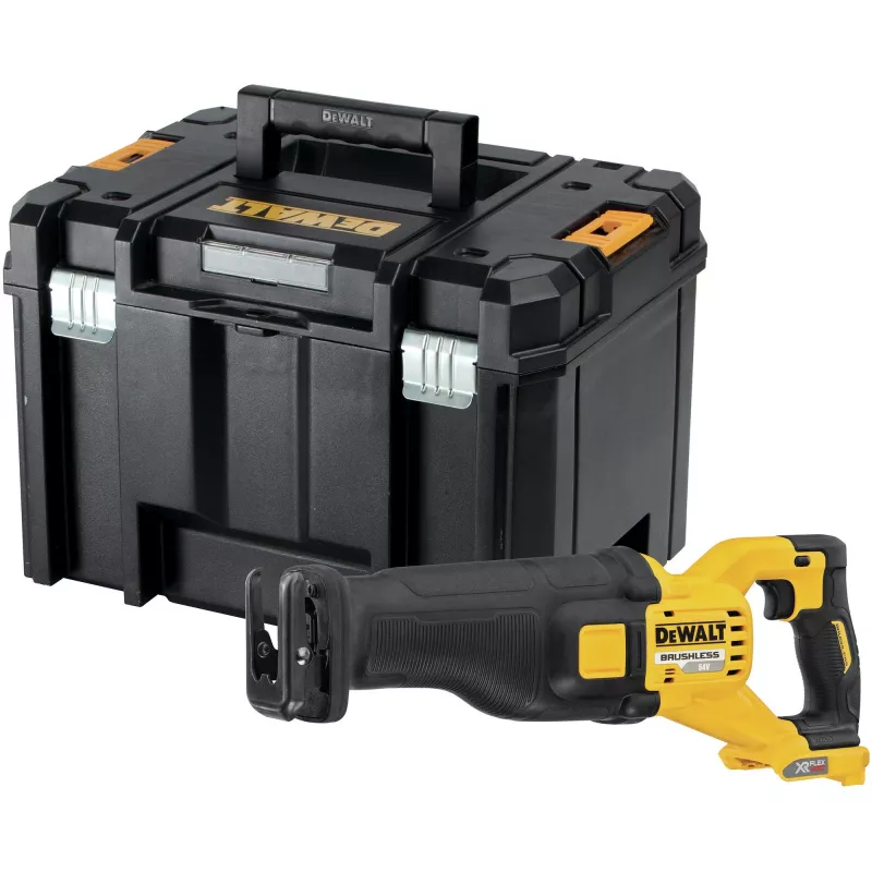 DEWALT DCS389NT pjūklas stūmoklinis FlexVolt 54V TSTAK Juodas, Geltonas
