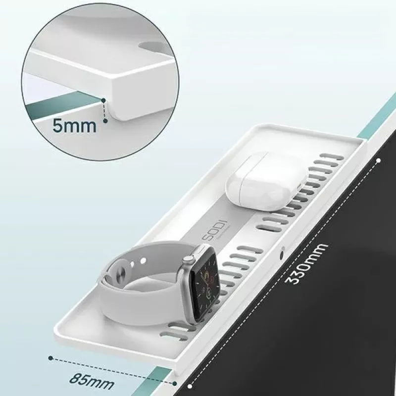 Lentynėlė monitoriui SODI iMac 312 balta
