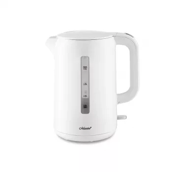 Elektrinis virdulys Maestro MR-022-WHITE, 2,2 L, 1850–2200 W, plastikinis korpusas, 360° pagrindas, apsauga nuo kalkių, vandens lygio indikatorius