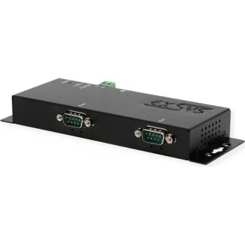 Serijinių įrenginių serveris Exsys EX-6112-2 – Ethernet į 2×RS-232, 12 V/3 A maitinimas