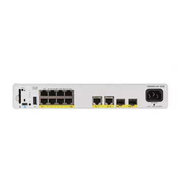 Cisco Catalyst 9200CX - tinklo jungiklis - kompaktiškas - L3 - valdomas - 8 x Gigabit Ethernet (PoE) + 2 x 10G SFP+