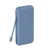 Belkin BPB024HQBL nešiojamas 10 000 mAh power bankas su integruotu USB-C laidu, 20 W