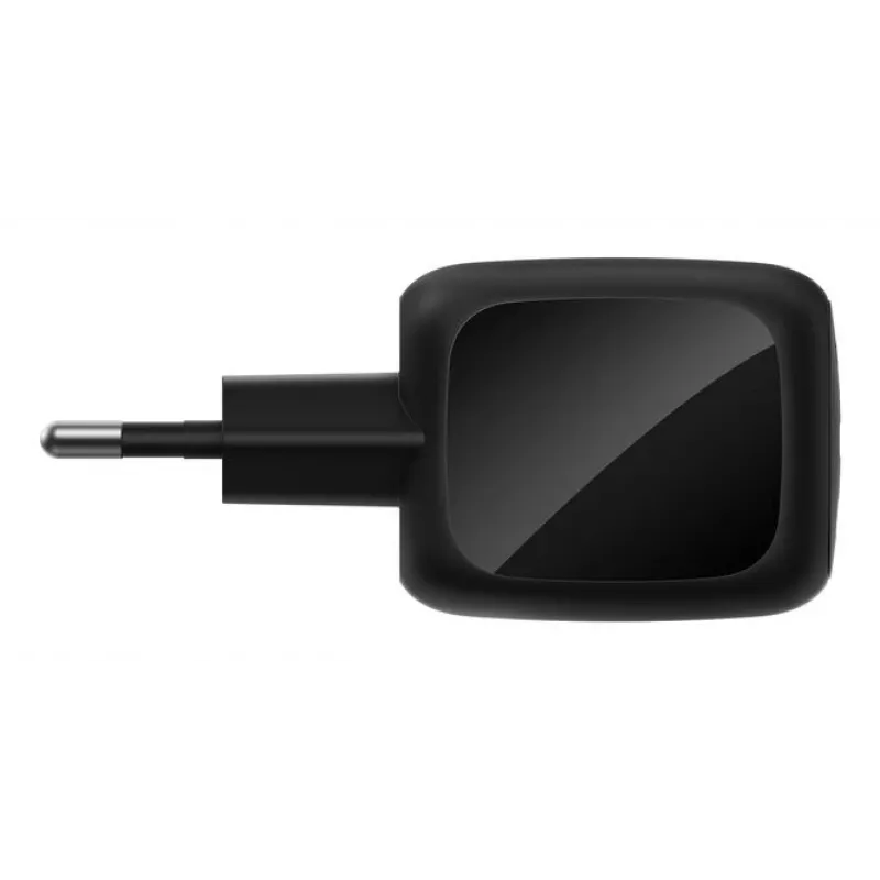 Vidinis AC greitasis įkroviklis Belkin WCH019kqBK — 2× USB‑C, juodas, OVP/OC/OT/SC apsauga