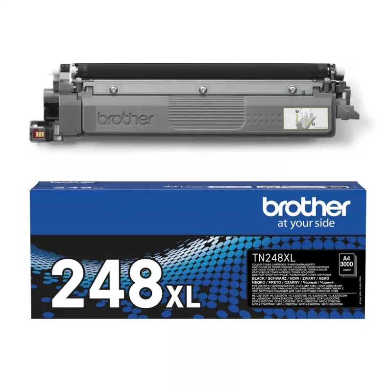 Kasetė toneriu Brother TN248XLBK juoda 3000 puslapių