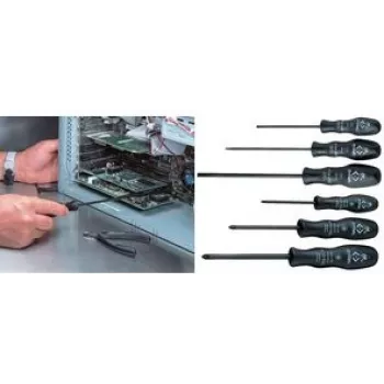 C.K Tools T4741S-ESD antistatinis precizinis atsuktuvas, juodas/geltonas