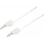 VOLTCRAFT matavimo laidas [Kištukas 4 mm - Kištukas 4 mm] 1,5 m Baltas MSB-300 (MSB-300-1.5-WS)