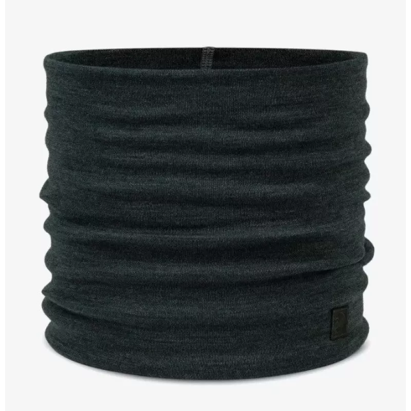 Kaklo šildytuvas Buff Merino Heavyweight Solid Forest – vientisas, uniseks, tamsiai žalias