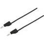 VOLTCRAFT matavimo zondas [Kištukas 4 mm – Kištukas 4 mm] 2 m Juodas MSB-300 (MSB-300-2-SW)