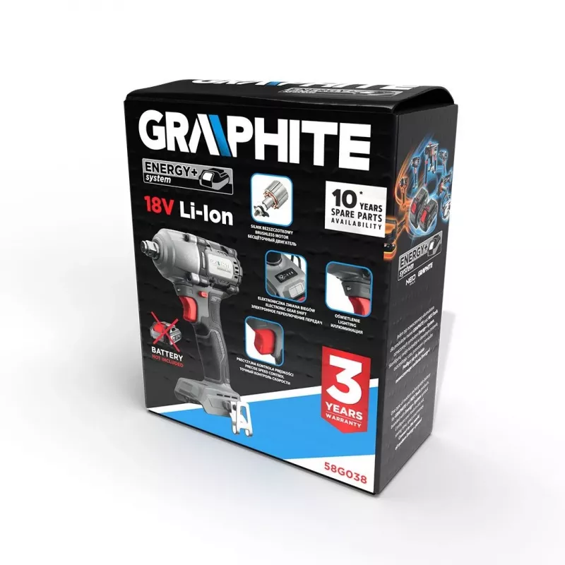 Raktinis veržliaraktis Graphite 58G038