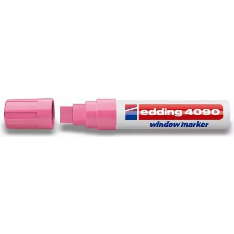 Kreidinis žymeklis Edding 4090 Chisel Pink