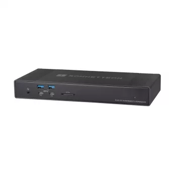 Sonnet Echo 20 Thunderbolt 4 SuperDock laidinis dokas, juodas, 100W galios tiekimas, 2500 Mbit/s