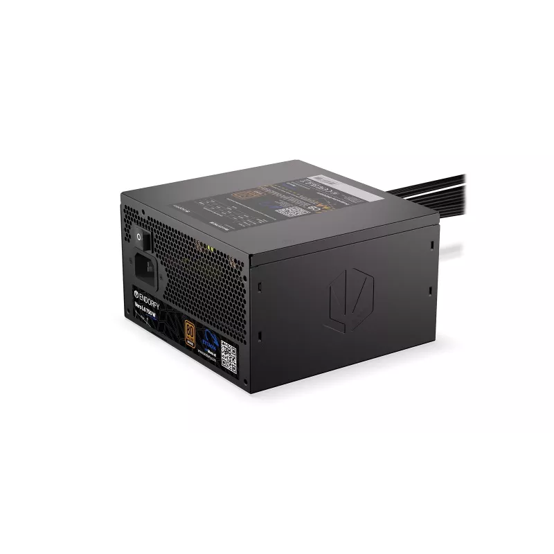 Maitinimo blokas ENDORFY Vero L6 750 W, 24 kontaktų ATX, 80 PLUS Bronze, 120 mm ventiliatorius, Juoda