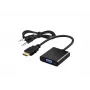 Vaizdo adapteris SAVIO CL-23/B VGA (kištukas) į HDMI Type A (lizdas) 0,5 m, juodas