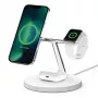 Belaidis greitasis kroviklis Belkin WIZ017vfWH ausinėms, išmaniesiems telefonams ir laikrodžiams, 15 W, baltas