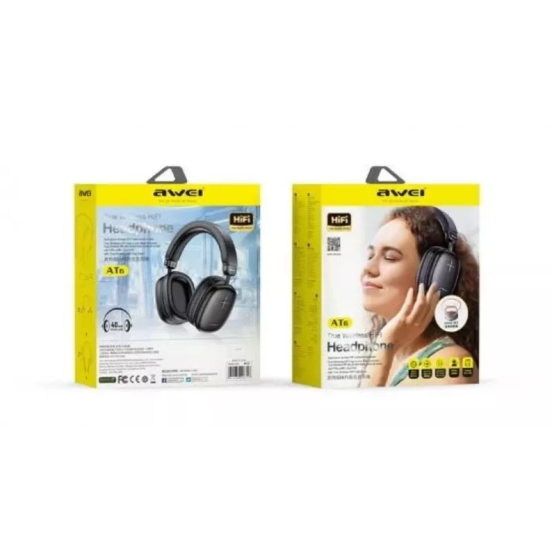 Belaidės ausinės Awei AT6 Bluetooth On-Ear